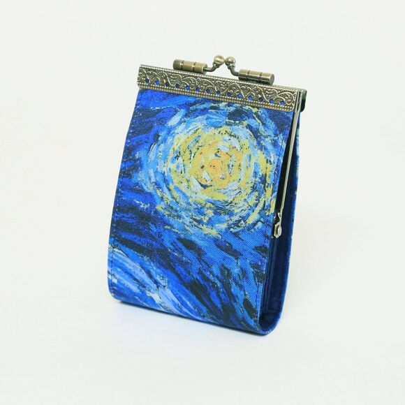 Artist Inspired RFID Card Holder | Van Gogh's The Starry Night - Picture 1 of 1